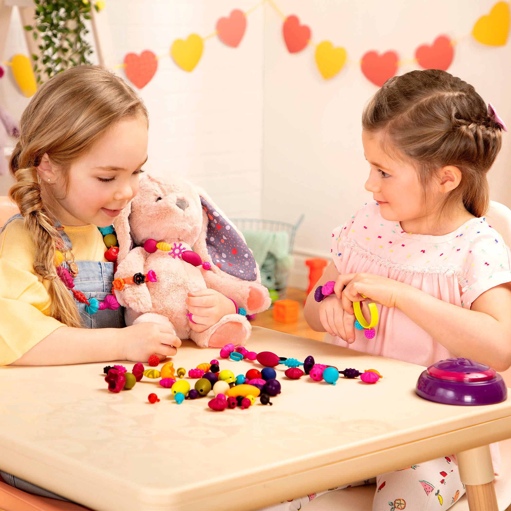 B. Toys - (500-Pcs) Pop Snap Bead Jewelry - DIY Jewelry Kit for Kids