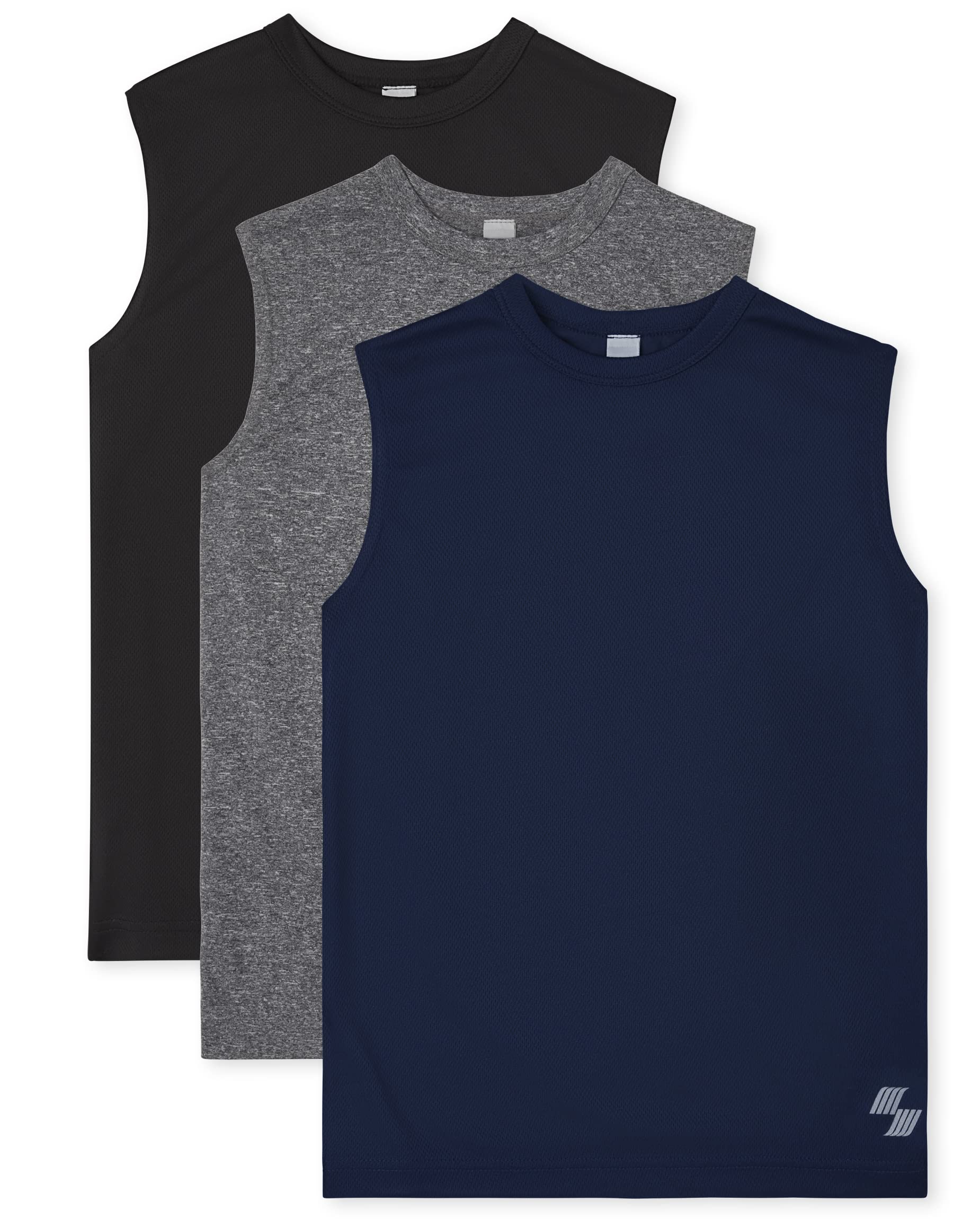 The Children's Place Boys Performance Muscle Tank Top 3-Pack