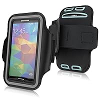 BoxWave Case Compatible with Samsung Galaxy A3 - Sports Armband, Adjustable Armband for Workout and Running for Samsung Galaxy A3 - Jet Black