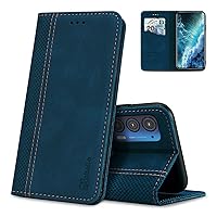 AKABEILA Case for Sony Xperia 5 V Mobile Phone Case PU Leather Flip Case Stand Wallet Protective Cover Flip Case with Card Slot Stand Function Magnetic 6.1 Inch