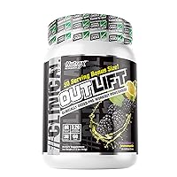 Nutrex Outlift Clinically Dosed Pre Workout Powder with Creatine, 8G Citrulline, BCAA | Energy, Performance, Pump Preworkout Supplement for Men & Women (30 Servings, BlackBerry Lemonade)