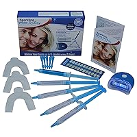 Professional at Home Teeth Whitening System by Sparkling White Smiles | Whitens & Brightens Up to 6 Shades in 2 Days | Safe, Mess-Free, Easy to Use, Gentle & Effective Results