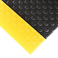 Notrax - 417S0036BY NoTrax 417 Bubble Sof-Tred Safety/Anti-Fatigue Mat with Dyna-Shield PVC Sponge, for Dry Areas, 3' Width x 6' Length x 1/2