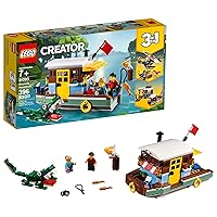 LEGO Creator 3in1 Riverside Houseboat 31093 Building Kit (396 Pieces)