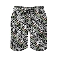 Redneck Lives Matter Men's Swim Trunks Casual Beach Pants Workout Shorts Board Shorts with Pocket