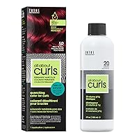 All About Curls 5R Red-y to Roll (Light Brown with Cool Undertone) Permanent Hair Color (Prep + Protect Serum & Hair Dye for Curly Hair) - 100% Grey Coverage, Nourished & Radiant Curls
