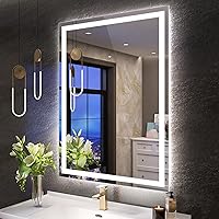  Gmhehly LED Bathroom Mirror with Lights, 36x28 Inch