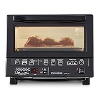 NB-G110P-K Toaster Oven FlashXpress with Double Infrared Heating and Removable 9-Inch Inner Baking Tray, 1300W, 4-Slice, Black