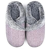Homitem Fuzzy Slippers for Women Indoor and Outdoor Fluffy Bedroom House Shoes with Arch Support Memory Foam Winter Warm Ladeis Cute Comfy Cozy