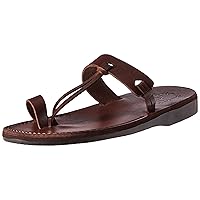 David - Leather Open Toe Sandal - Mens Sandals