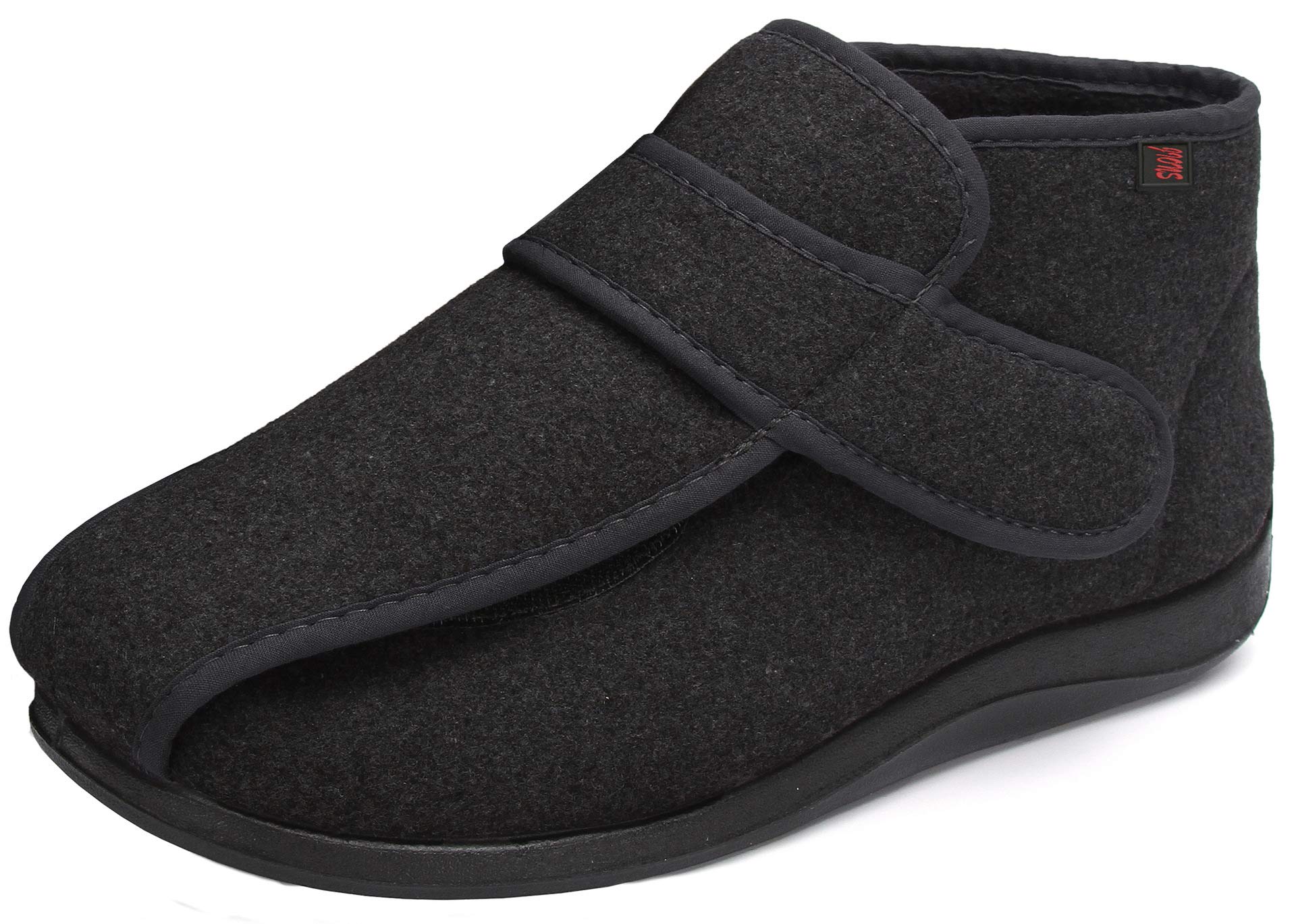 JIONS Women Men Adjustable Velco Extra Wide Shoes Swollen Feet Diabetic Edema Boots Slippers Indoor Outdoor Sandals Unisex Large Size 5-14