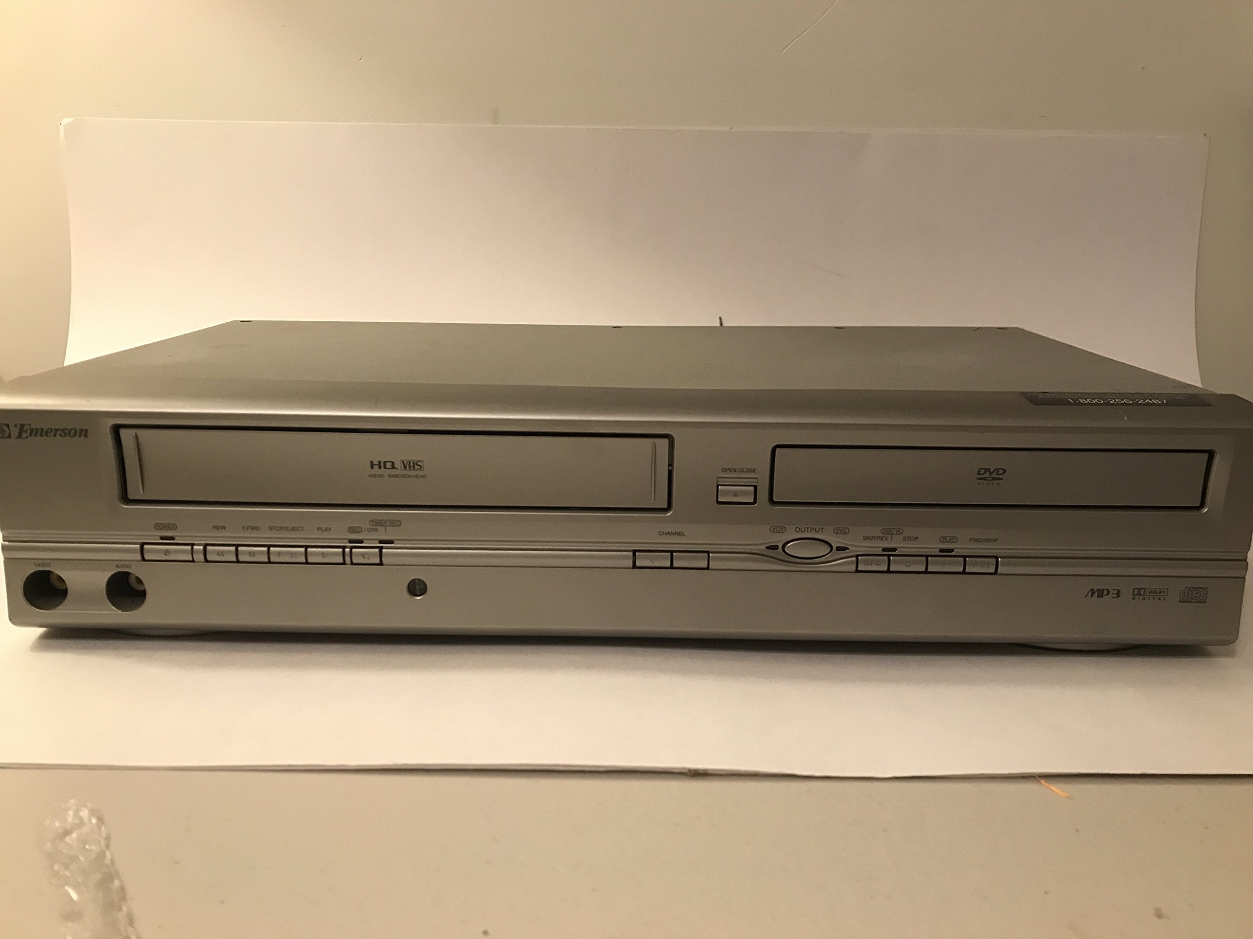 Emerson EWD2204 DVD/VCR Combo DVD Video Cassette Recorder Player 4 Head 19 Micron Head