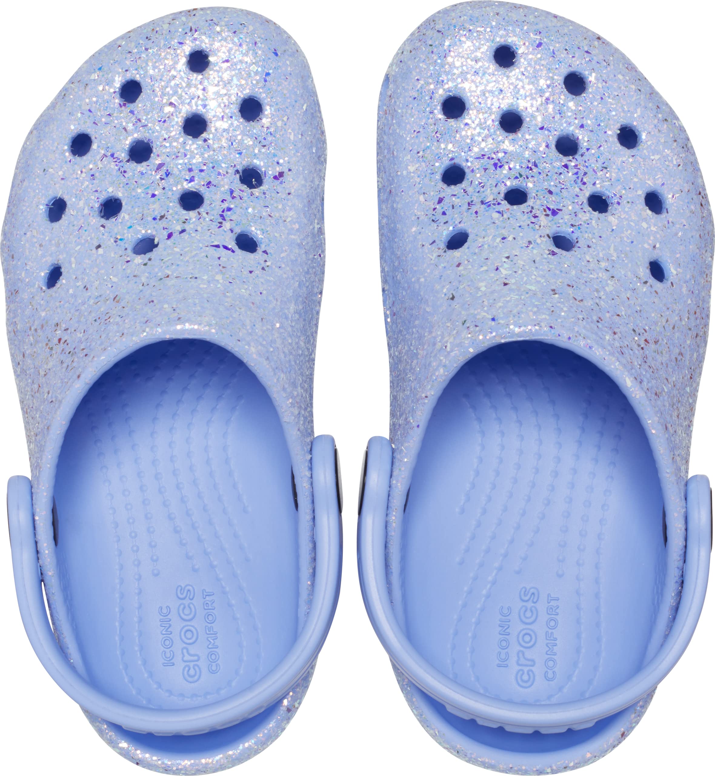 Crocs unisex-child Classic Glitter Clogs