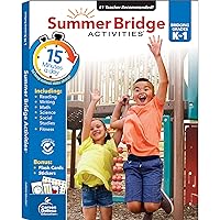 Summer Bridge Activities Kindergarten to 1st Grade Workbooks, Math, Reading Comprehension, Writing, Science, Fitness, Social Studies Summer Learning, 1st Grade Workbooks All Subjects With Flash Cards Summer Bridge Activities Kindergarten to 1st Grade Workbooks, Math, Reading Comprehension, Writing, Science, Fitness, Social Studies Summer Learning, 1st Grade Workbooks All Subjects With Flash Cards