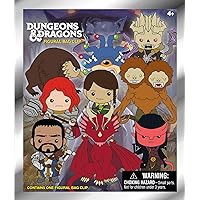 Dungeons & Dragons 3D Foam Collectible Bag Clip in Blind Bag, Multi Color