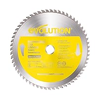 Evolution Power Tools 10BLADESSN Stainless Steel Cutting Saw Blade, 10-Inch x 66-Tooth, Yellow