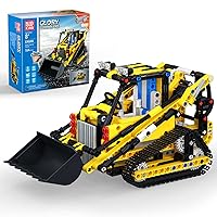 Mould King Technical RC Loader Construction Toys, Mini Loader Building Toys Sets, Remote Control Loader Building Sets, Building Blocks Kit Toy RC Excavator Building Kit for Adults and Kids 8+(514pcs)