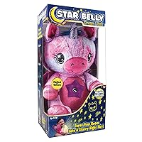 Ontel Star Belly Dream Lites, Stuffed Animal Night Light, Magical Pink and Purple Unicorn - Projects Glowing Stars & Shapes in 6 Gentle Colors, As Seen on TV