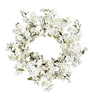 Nearly Natural 24in. Artificial Cherry Blossom Wreath
