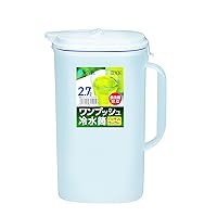Asvel PDL1602 Water Pitcher, Drink Bio D-271, Body, Lid, Stopper = PP, Gasket: Silicone Rubber, Japan
