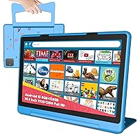 Kids Tablet 10 Inch with Android 13, 8GB+128GB Storage, 8-core Processor, 1920 * 1200 IPS Display, 8000mAH Fast-Charging Battery, GPS, 5+13M Dual Camera, Parental Controls and Kid-Proof Case