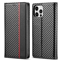 Case for iPhone 14/14 Pro/14 Pro Max/14 Plus, Carbon Fiber Leather Vintage Shockproof Phone Case Slim Stylish Shockproof Anti-Scratch Protection Cover,2,14 Pro Max 6.7