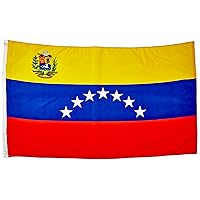 G Ganen Quality Standard Flags Venezuela 7 Stars Polyester Flag, 3 by 5'