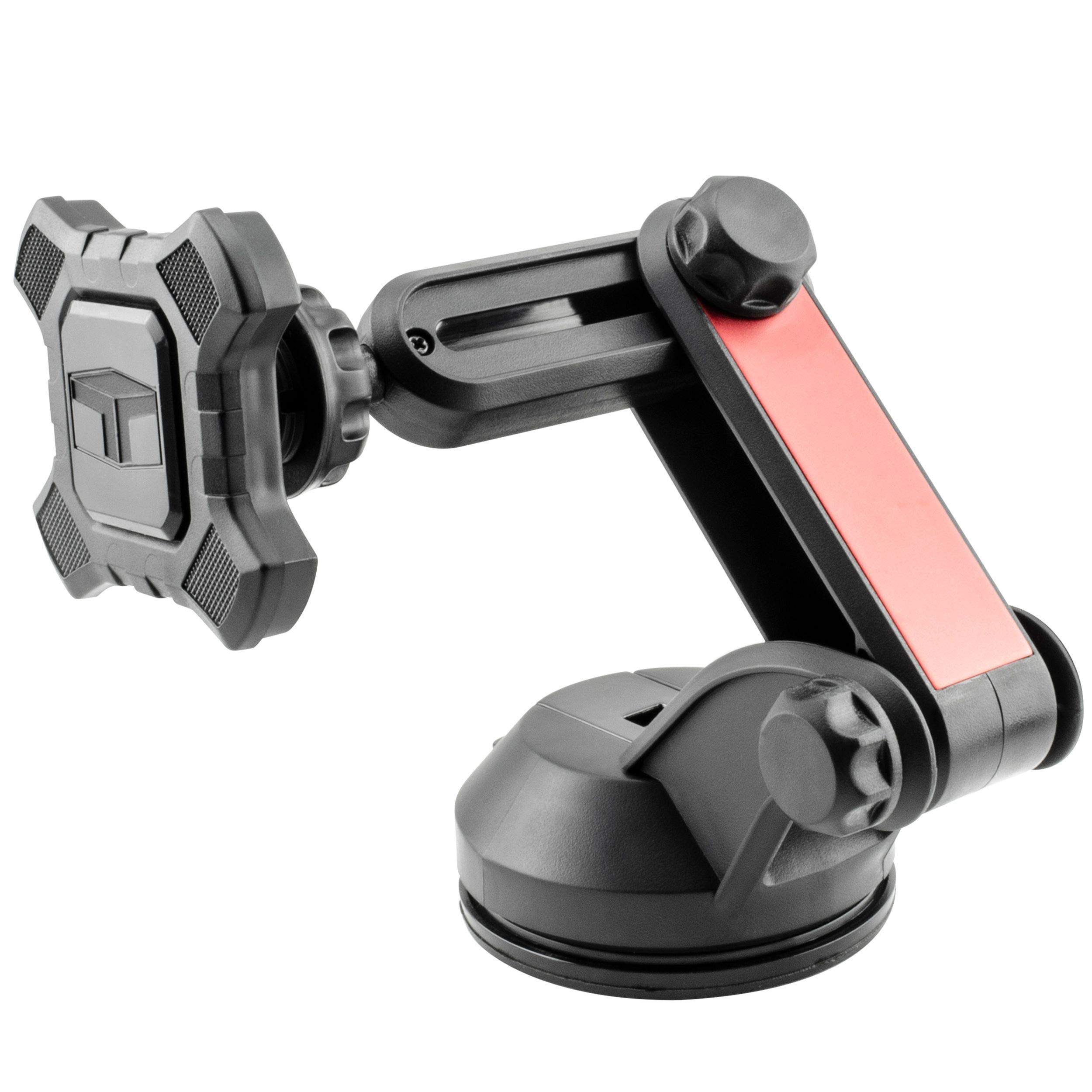 Tuff Tech - 24600 Super Stick Windshield/Dash Mount Magnetic Phone Holder with Extension Arm