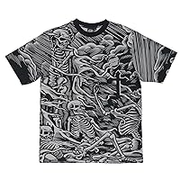 SANTA CRUZ Men's S/S Ringer T-Shirt O'Brien Purgatory AOP Skate T-Shirt
