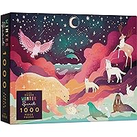 Elena Essex Christmas Puzzle - Winter Spirit | Puzzles for Adults 1000 Pieces | Jigsaw Puzzles | Cool Animal 1000 Piece Puzzle | jigsaws Size 20x28 inches