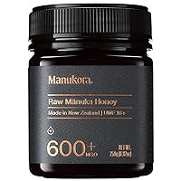 Manukora UMF 16+/MGO 600+ Raw Manuka Honey (250g/8.8oz) Authentic Non-GMO New Zealand Honey, UMF & MGO Certified, Traceable from Hive to Hand