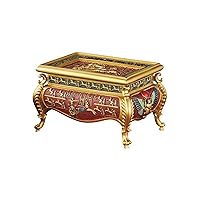 Design Toscano QL14575 Egyptian Décor Trinket Box - The Egyptian Pharaoh Chariot Jewelry Box - Egyptian Statues,Full Color