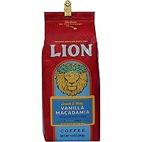 Vanilla Macadamia Flavored Whole Bean Coffee, Light Roast, A Taste of Aloha - 10 Ounce Bag
