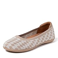 Dearfoams Women's Casual Comfortable Slip-On Misty Ballet Flat with Arch Support
