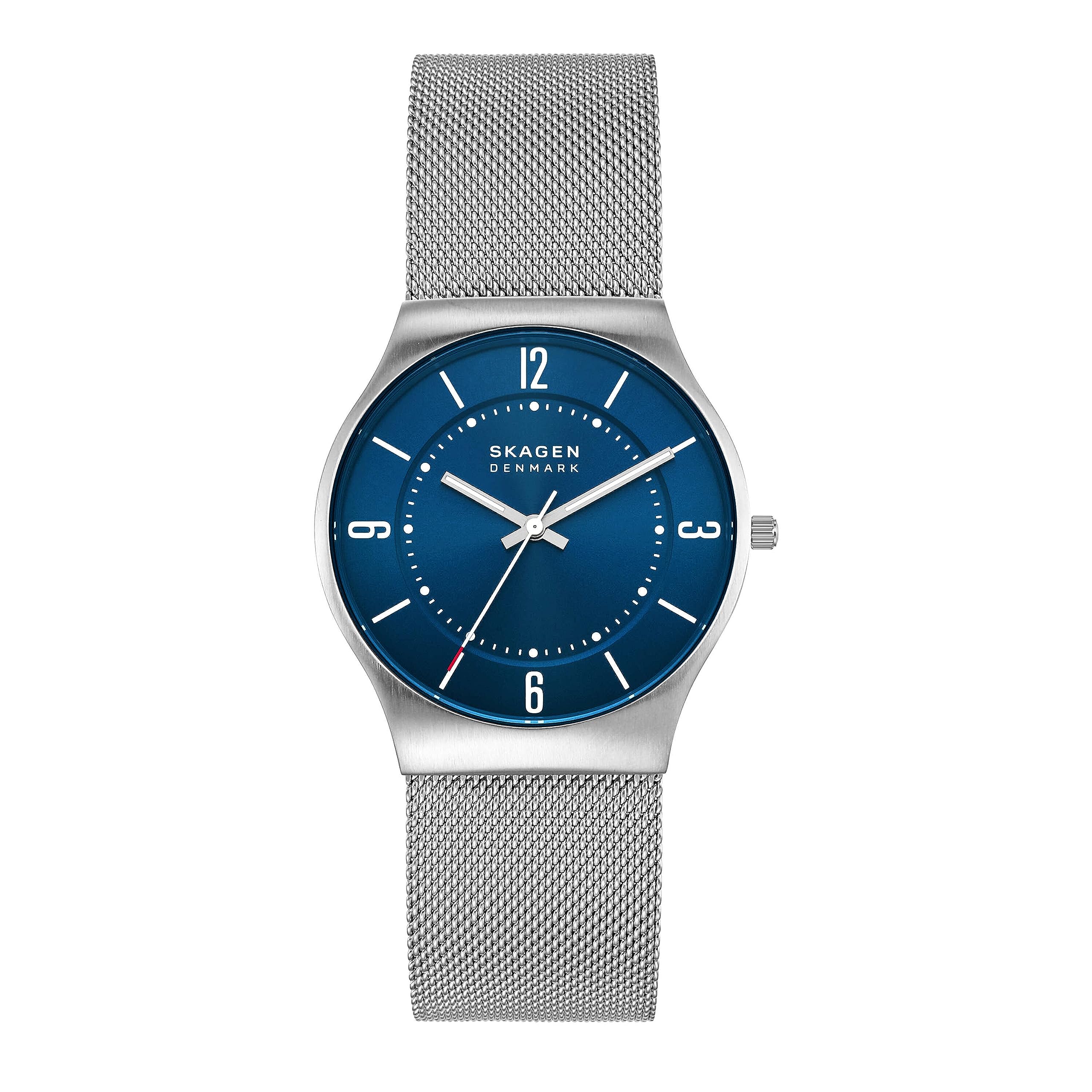 Buy Skagen Grenen 3-Hand SKW6830 Men's Silver, Silver, Bracelet