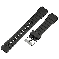 TX16GS13 Allstrap 16mm Polyurethane Black Watch Strap