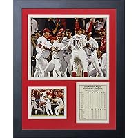 Legends Never Die 2002 Los Angeles Angels of Anaheim Champions Framed Photo Collage, 11 by 14-Inch