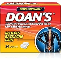 Doans Extra Strength Pain Reliever 24 Count (Pack of 4)