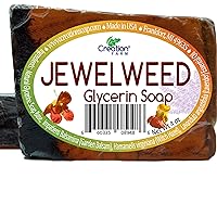 Jewelweed Hand Made Soap (2 Bars) Stop the Itch Herb Instantly removes Poison Ivy, Oak, Sumac Oils from Skin and Clothing, Quickly Soothes Rash