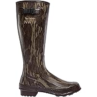 LaCrosse Grange Hunting Boots for Men Featuring Waterproof Rubber, Slip-Resistant Design, Eva Footbed, and Adjustable Fit Strap