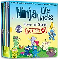 Ninja Life Hacks Mover and Shaker 8 Book Box Set (Books 25-32: Patient, Organized, Smart, Confident, Stressed, Hopeful, Communication, Funny)