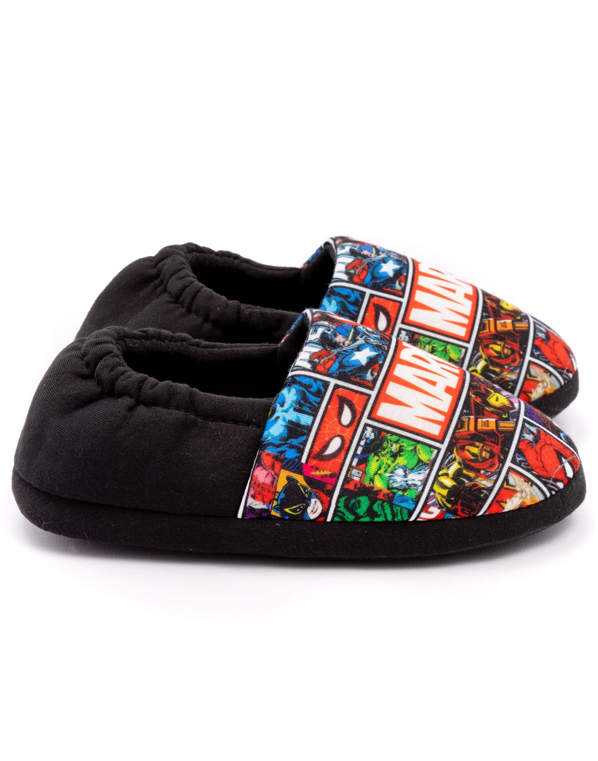 Marvel Avengers Slippers Boys Kids Comic House Shoes Loafers