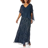 J Kara womens Asymmetrical Pop Over With Beaded BottomSpecial Occasion Dress