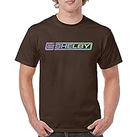Shelby Holo Logo T-Shirt American Mustang Muscle Car GT GT350 GT500 Cobra Performance Powered by Ford Men's Tee