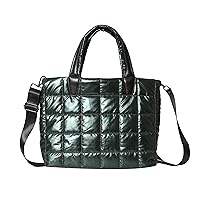 GLOD JORLEE Stylish Puffer Tote Bag for Women-Soft and Waterproof Tote Handbag for Daily Leisure,Shopping,Travel