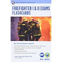 Firefighter I & II Exams Flashcard Book (Book + Online) (Firefighter Exam Test Preparation)