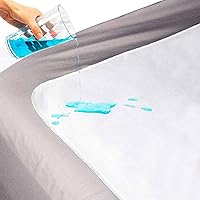 DMI Bed Pad Waterproof Sheet to be Used as a Mattress Protector, Pee Pad, Bed Liner, Incontinence Pad, Furniture Cover or Seat Protector, Not Reversible, Flat Fit, Machine Washable, 36 x 36