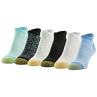 GOLDTOE Women's Vacay Cushion Tab Socks, 6-Pairs