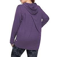 FOREYOND Workout Tops for Women Plus Size Lightweight Dry Fit Sweatshirts Clothing Thumb Hole Long Sleeve Athletic Shirts