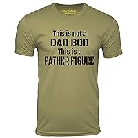 This is Not a Dad BOD This is a Father Figure Funny T Shirt Fathers Day Humor Tee